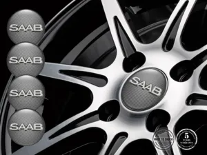 Saab Pegatinas Bombadas 3D Horizonte Racing Cuántico